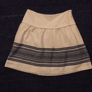 Madewell embroidered skirt